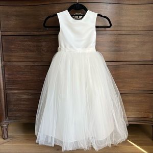 White Flower Girl Dress